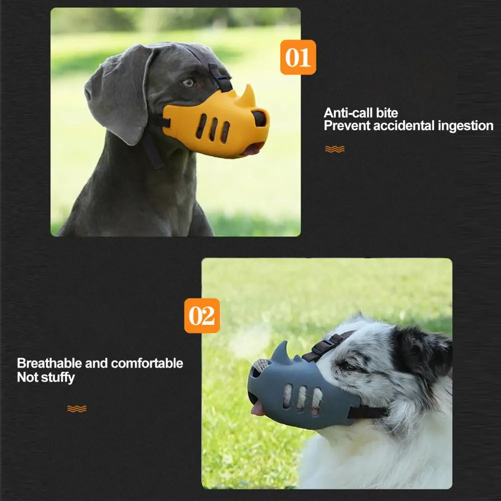 Silicone Anti-barking Pet Muzzle