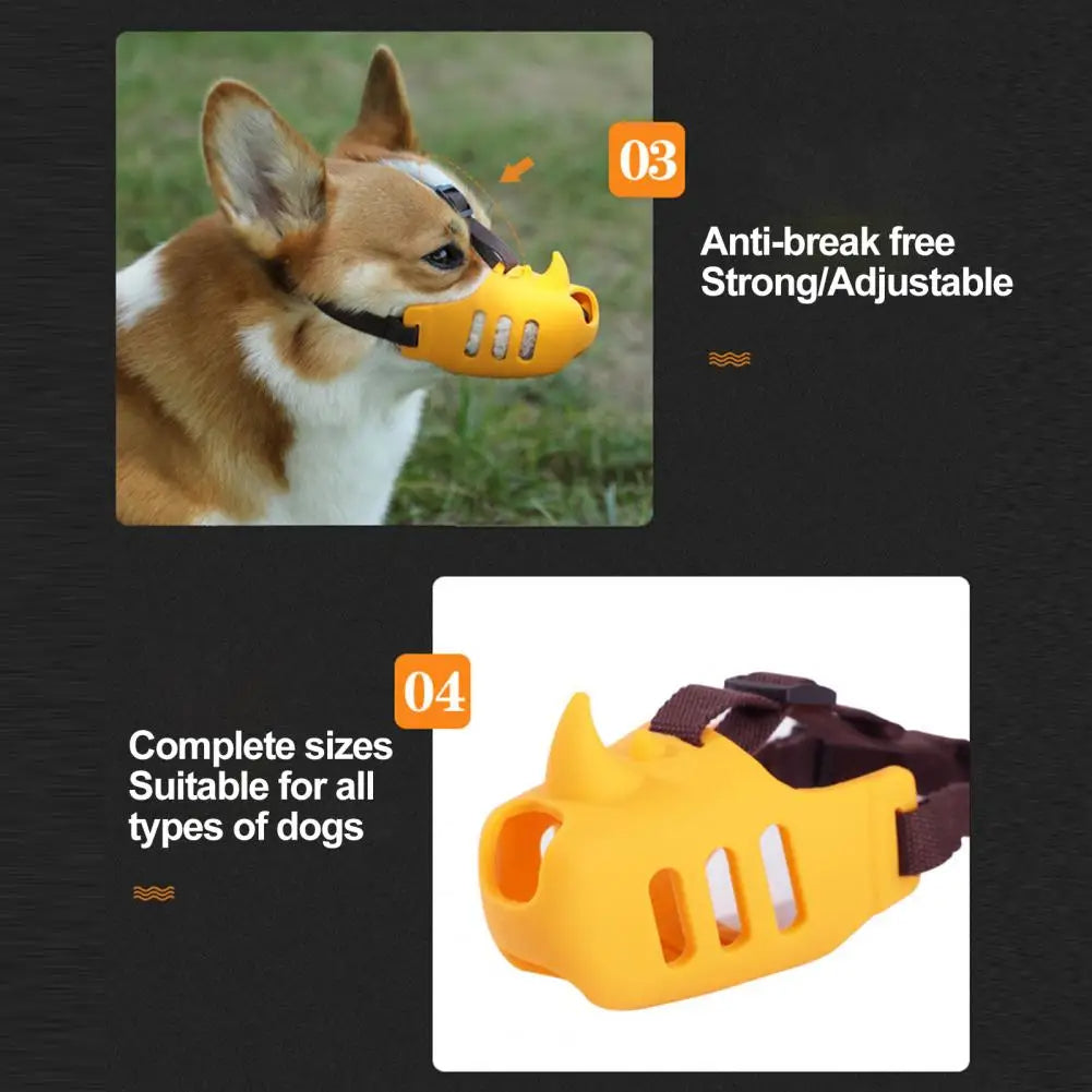 Silicone Anti-barking Pet Muzzle