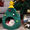 CatBed-Soft Christmas Tree Cat Bed