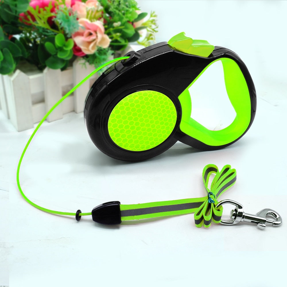 Dual Headed Pet Leashes with Flashlight