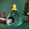 CatBed-Soft Christmas Tree Cat Bed